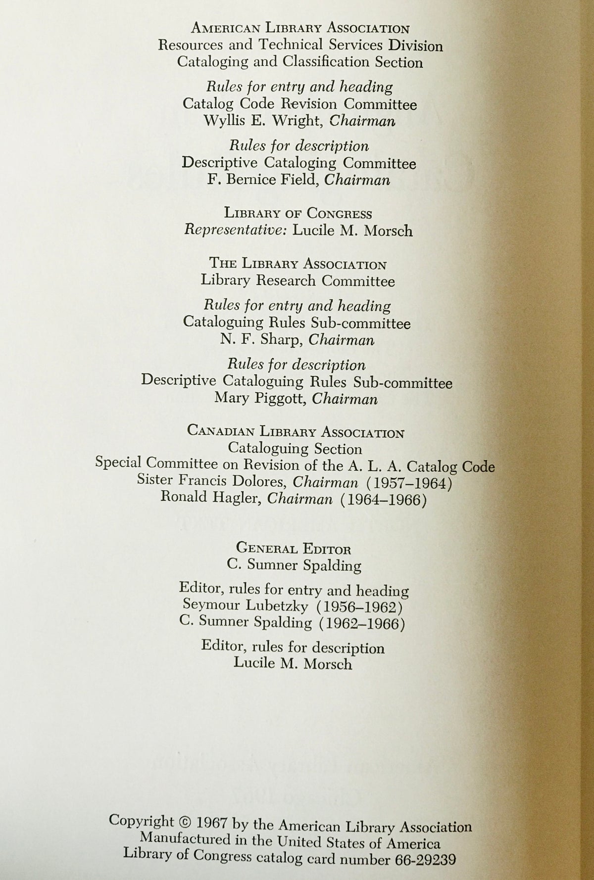 Anglo-American Cataloging Rules