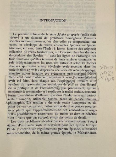 Mythe et ?pop?e (I, II, III)