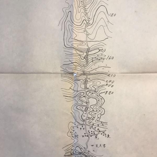 【古地図】自 高森 至 中島 路上測図 共6枚