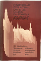 Contemporary International Law Issues: Sharing Pan-European and American Perspectives. (英語版) ハードカバー