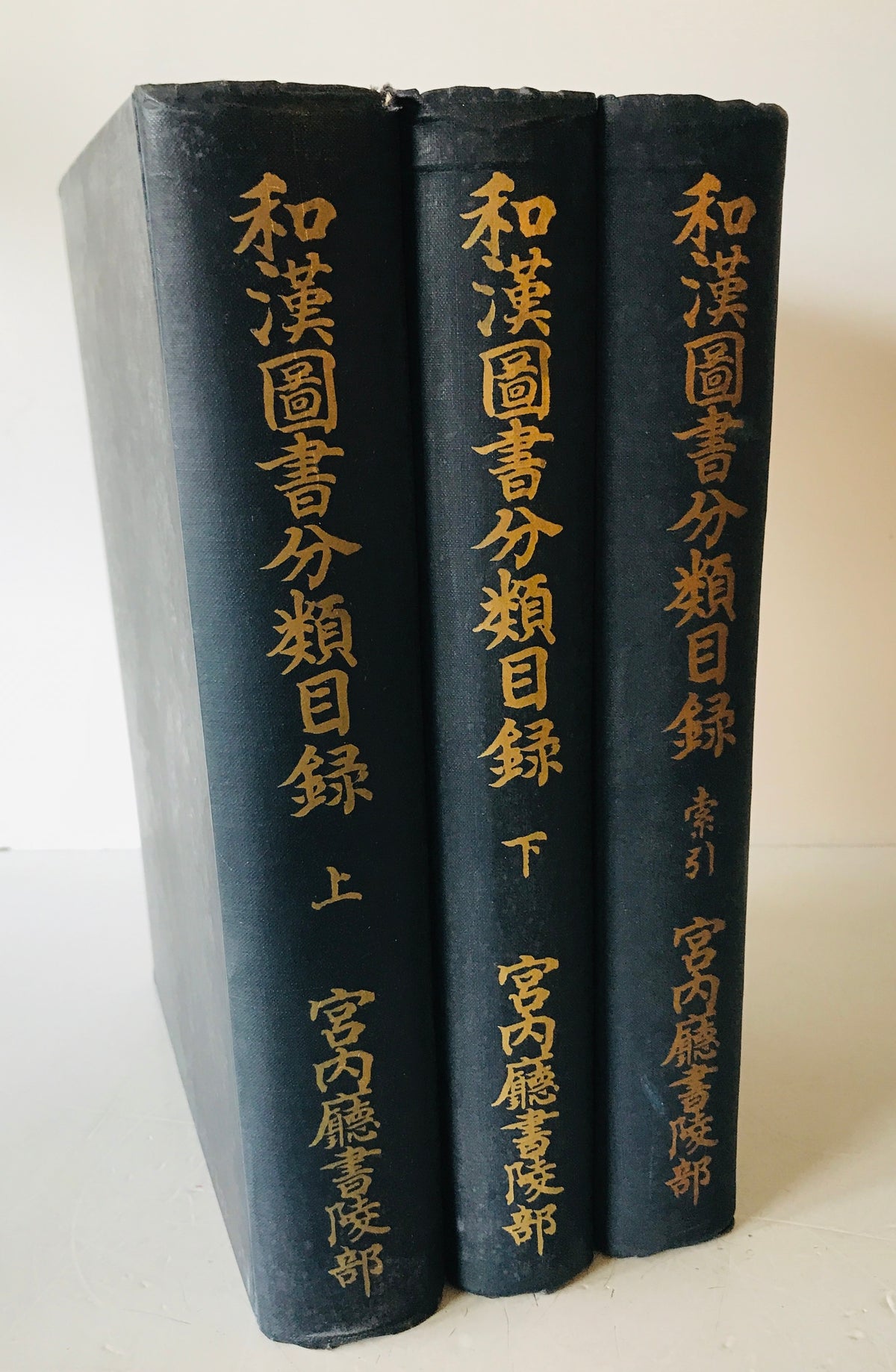 和漢図書分類目録　上、下、索引　3冊揃