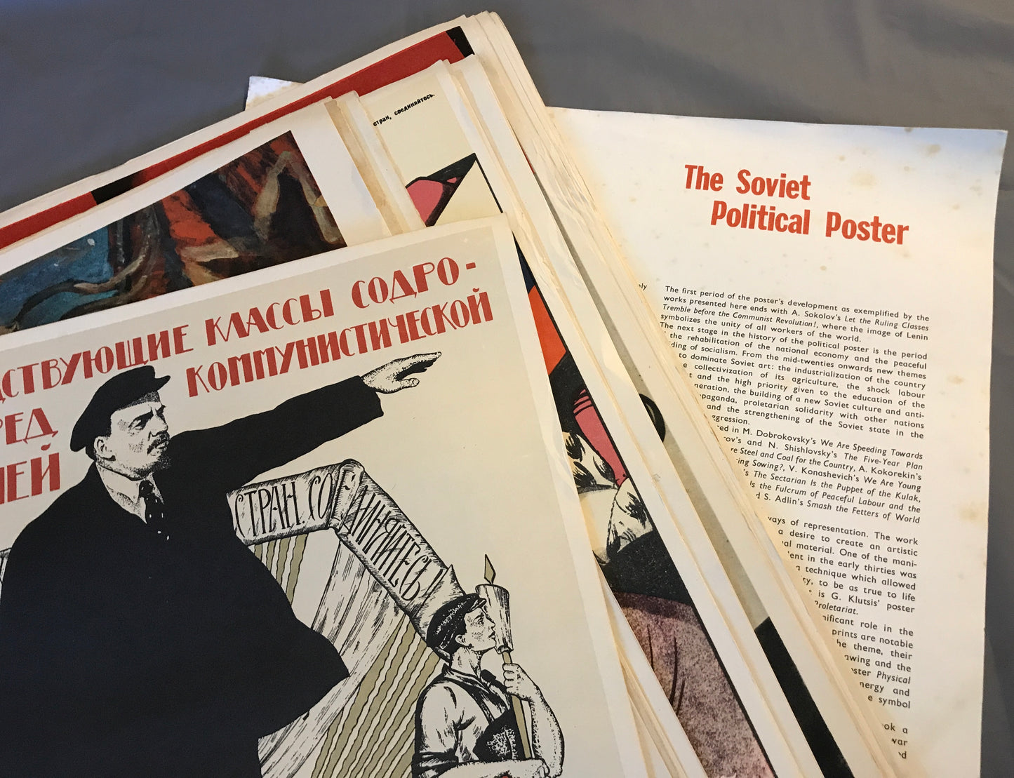 【ポスター】　The Soviet political poster 32枚セット