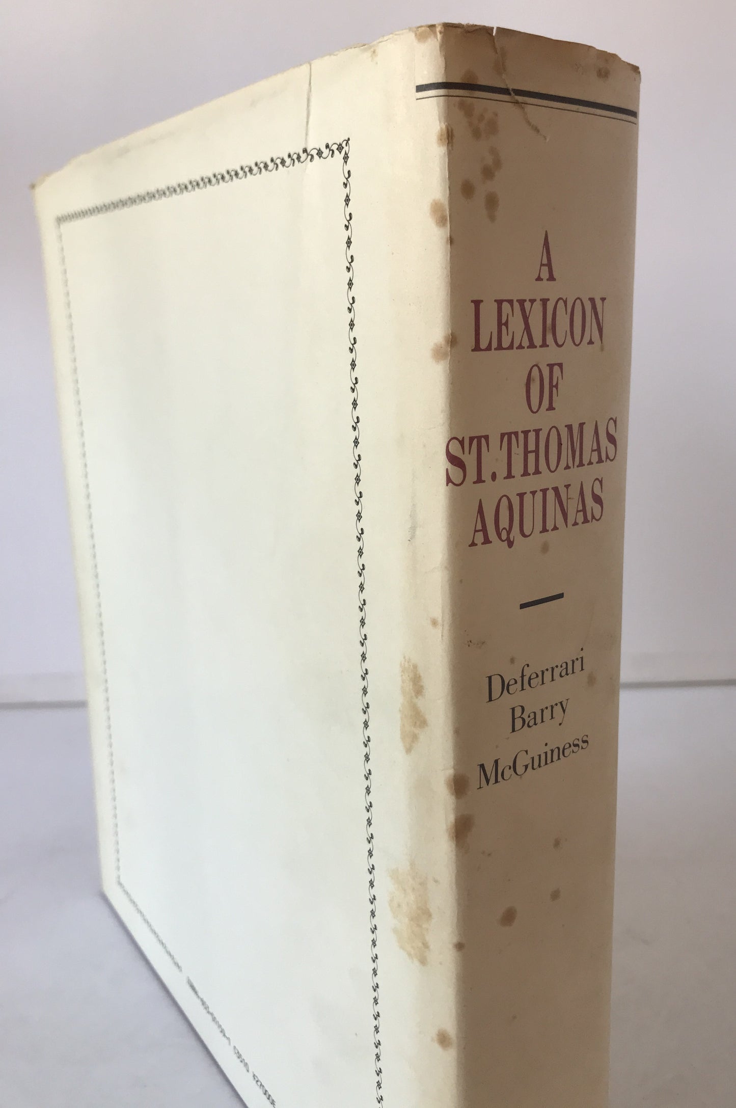 トマス辞典 A Lexicon ST. Thomas Aquins