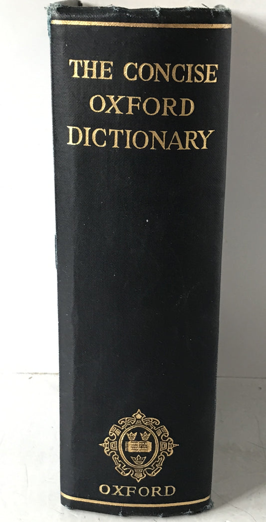 The concise Oxford dictionary of current English