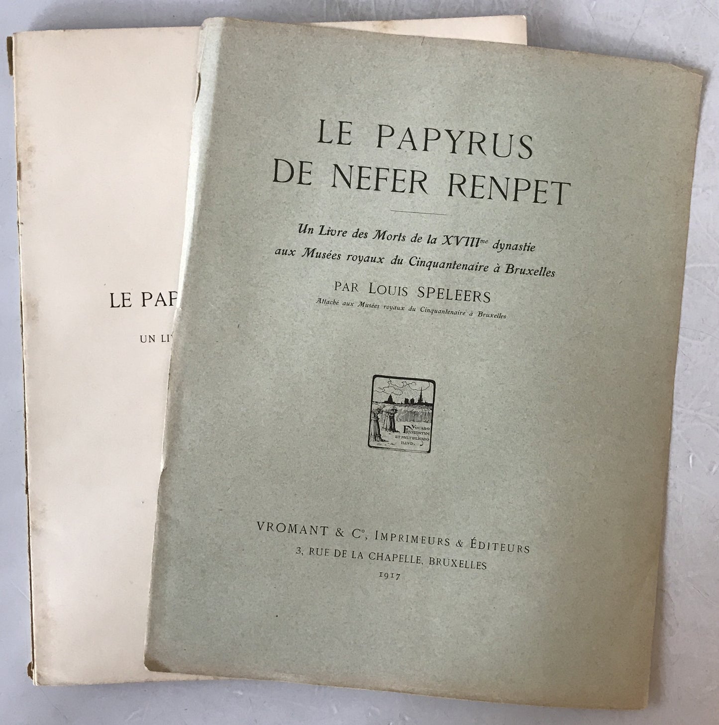 Le papyrus de nefer renpet　Un Livre des Morts de la XVIIIme dynastie (フランス語)