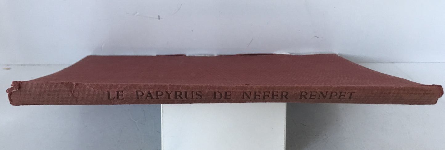 Le papyrus de nefer renpet　Un Livre des Morts de la XVIIIme dynastie (フランス語)