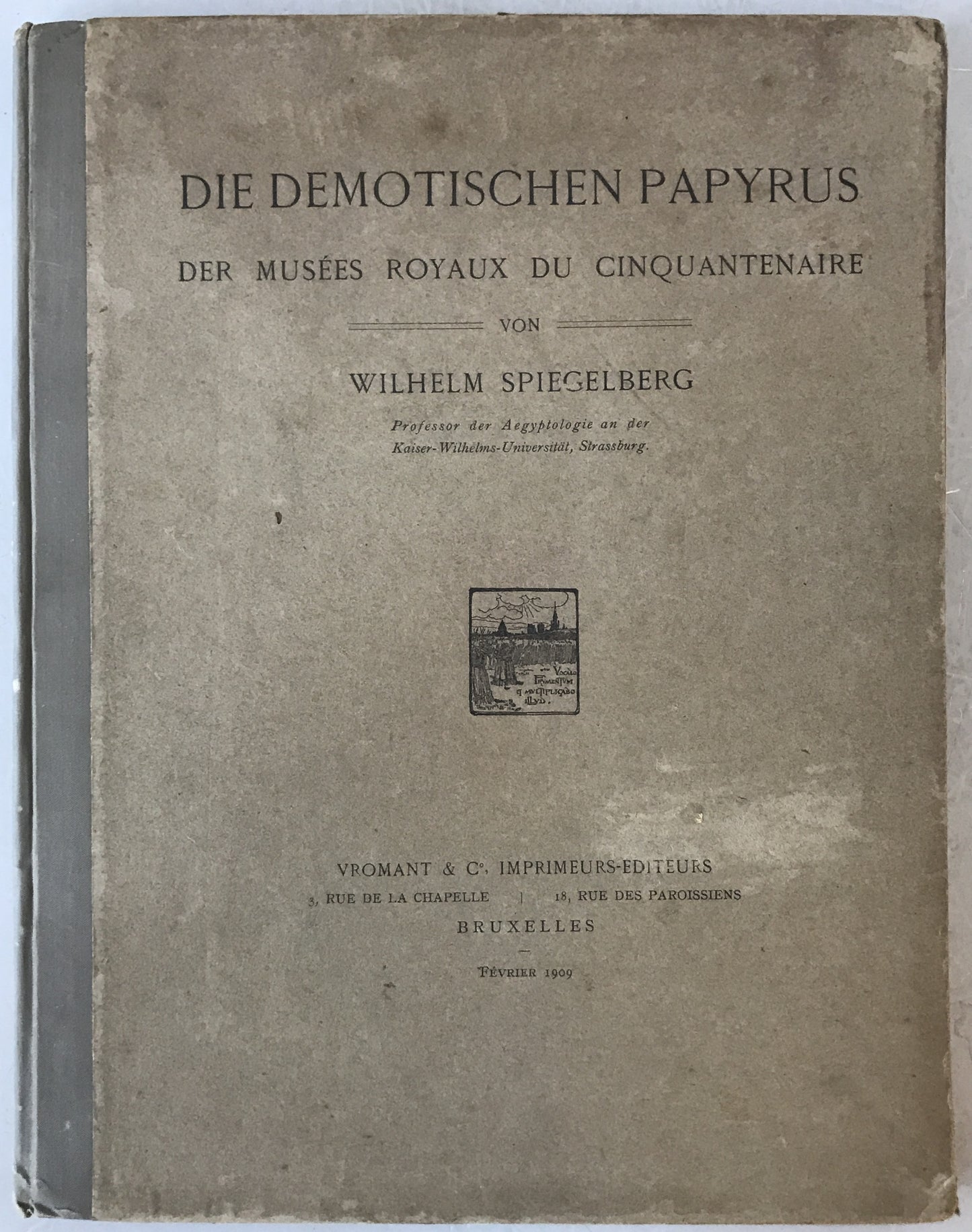 Die demotischen Papyrus der Mus?es Royaux du Cinquantenaire (フランス語)