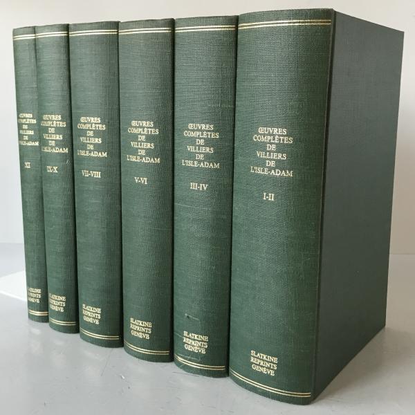 ?uvres compl?tes de Villiers de L'Isle-Adam Originally published: Paris : Mercure de France, 1922-19316冊揃え