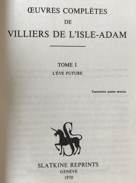 ?uvres compl?tes de Villiers de L'Isle-Adam Originally published: Paris : Mercure de France, 1922-19316冊揃え