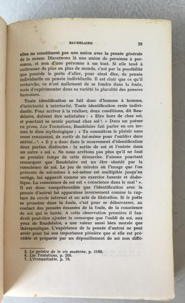 1974 Georges Poulet "La Conscience critique" Jose Corti - Geneva School Phenomenology Criticism