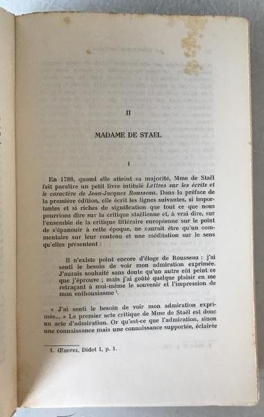 1974 Georges Poulet "La Conscience critique" Jose Corti - Geneva School Phenomenology Criticism