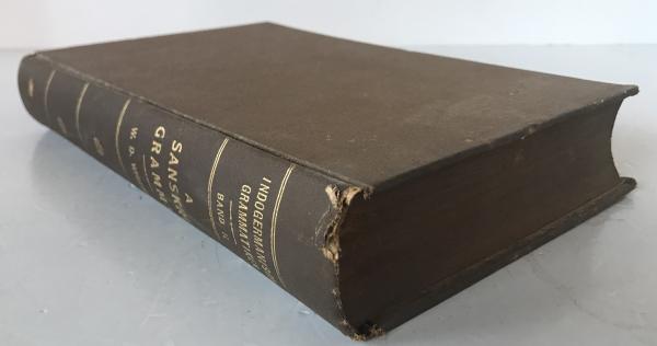 [Indology Classic] W.D. Whitney "Sanskrit Grammar" (1924 Leipzig Ed.) & Perry "Primer" Set | Breitkopf & H?rtel | Rare Philology Reference