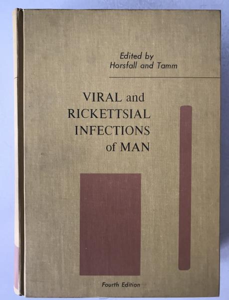 Vintage Virology: VIRAL and RICKETTSIAL INFECTIONS of MAN 1966 Asian Edition