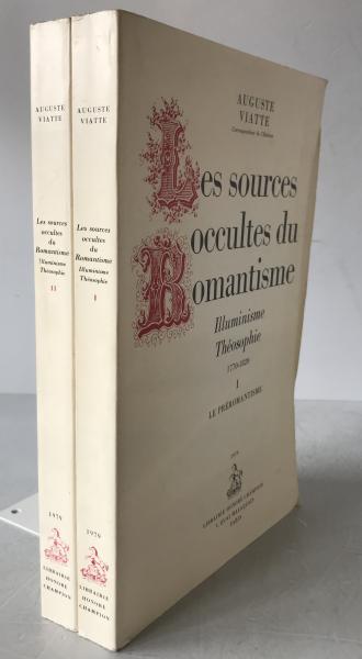 Auguste Viatte LES SOURCES OCCULTES DU ROMANTISME Complete 2 Vol Set 1979