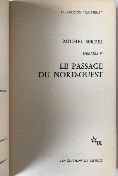 Michel Serres: Herm?s Series (5 Vol Set) - French Philosophy - Editions de Minuit (1968-80)
