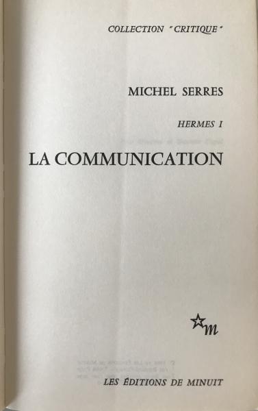 Michel Serres: Herm?s Series (5 Vol Set) - French Philosophy - Editions de Minuit (1968-80)