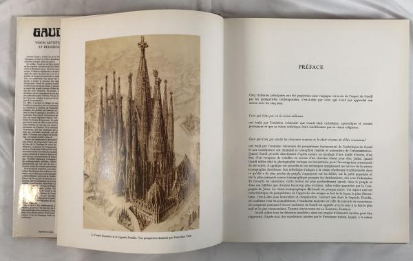 GAUDI: VISION ARTISTIQUE ET RELIGIEUSE (Salvador Dal? Preface) - French Monograph
