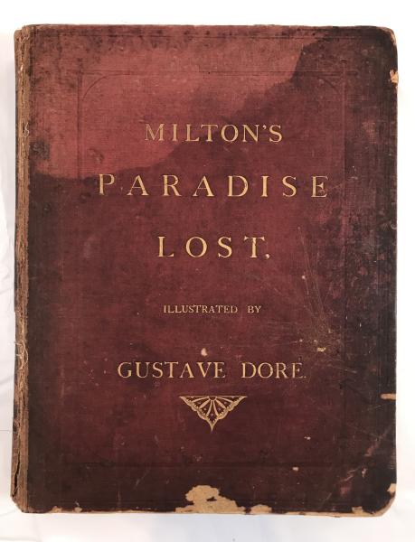 MILTON'S PARADISE LOST Illustrated by GUSTAVE DOR? Large Folio Cassell Edition w/ 1879 Inscription