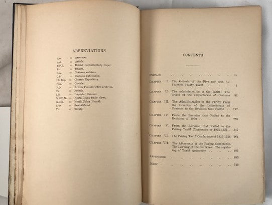 China's Struggle for Tariff Autonomy 1843-1938