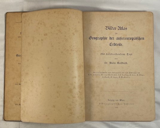 German Picture Atlas "Geography of Non-European Continents"