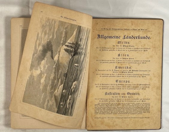 German Picture Atlas "Geography of Non-European Continents"