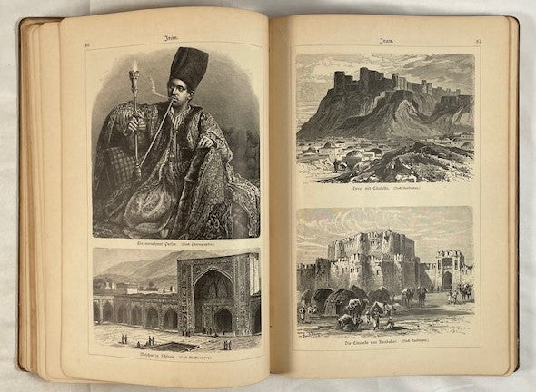 German Picture Atlas "Geography of Non-European Continents"