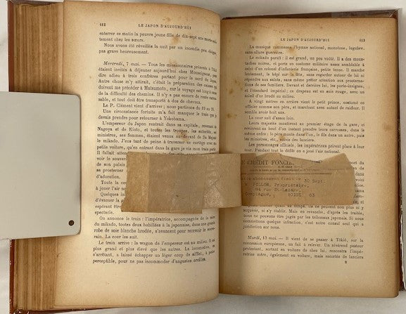 1893 "LE JAPON D'AUJOURD'HUI" Antique French Book on Meiji Japan