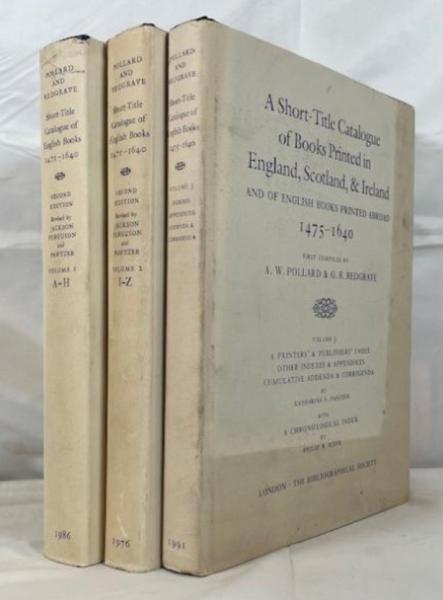 POLLARD & REDGRAVE Short-Title Catalogue
