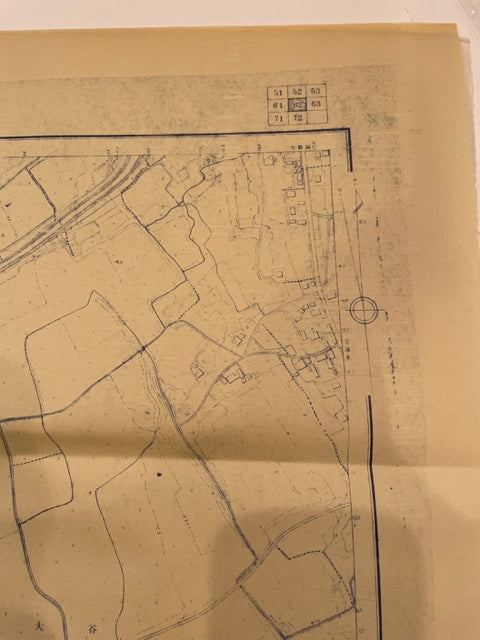 【古地図】静清廣域都市計画図　64　1/3.000　静岡県　昭和33年　パシフィック航空測量株式会社調製