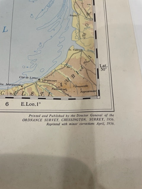 【古地図】Ordnance Survey Map of Roman Britain 1/1,000,000 the Ordnance Survey,Chessington,Surrey,1956