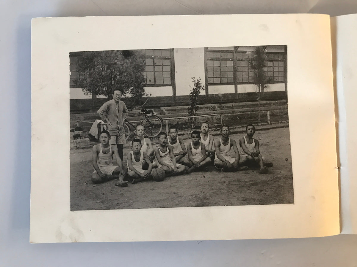 【写真帖】大正十四年度 卒業記念 落合尋常高等小學校　大正14年　少々ヤケ・シミあり