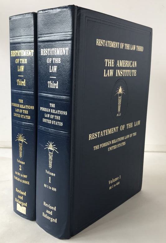 Restatement of the Law　3ｒｄ: The Foreign Relations Law of the United States (英語版) １（1 to 488）、2（501 to  907） ハードカバー 2冊揃え
