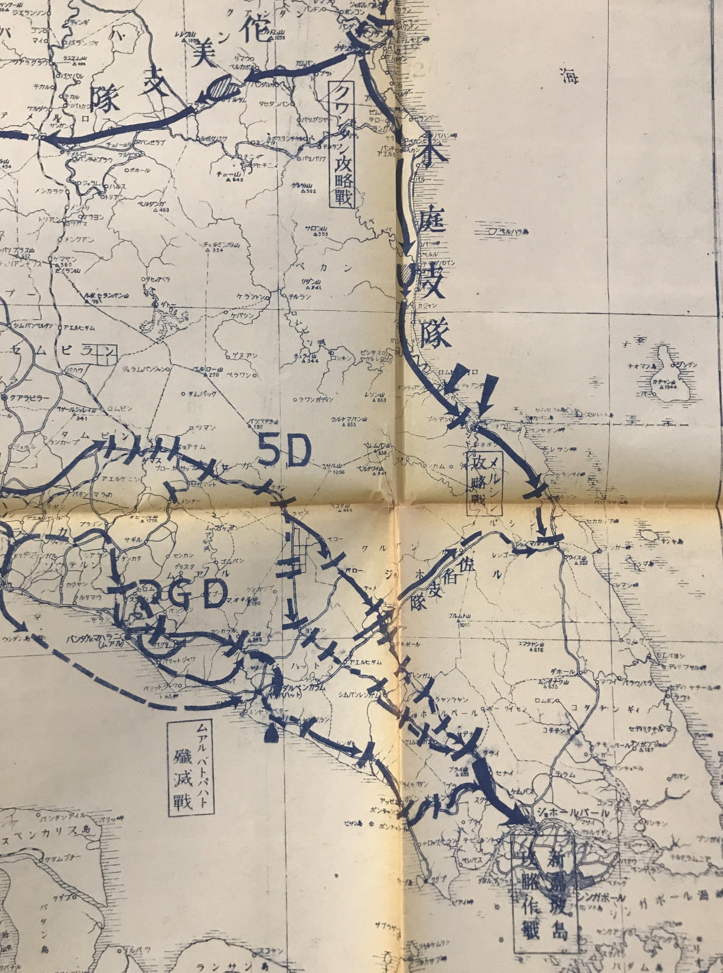 【地図】戦果の概要