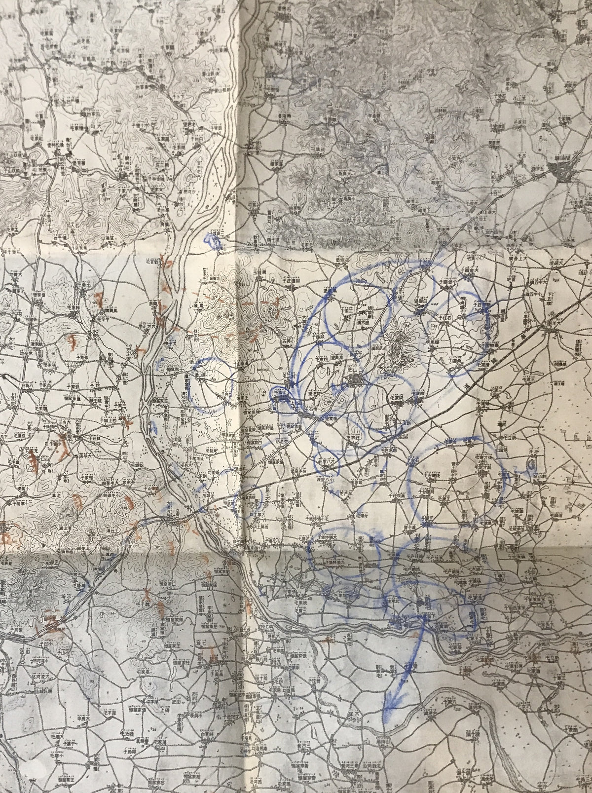 【地図】錦州附近図　其ノ一　其ノ二　十万分一