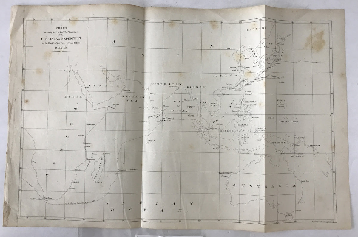 【地図】U.S. Japan Expedition Cape of Good Hope 1853&1854 engraved
