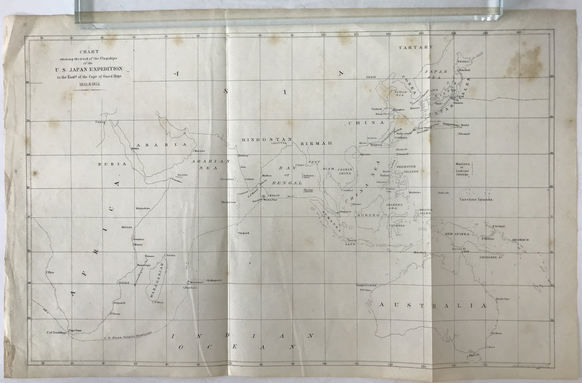 【地図】U.S. Japan Expedition Cape of Good Hope 1853&1854 engraved