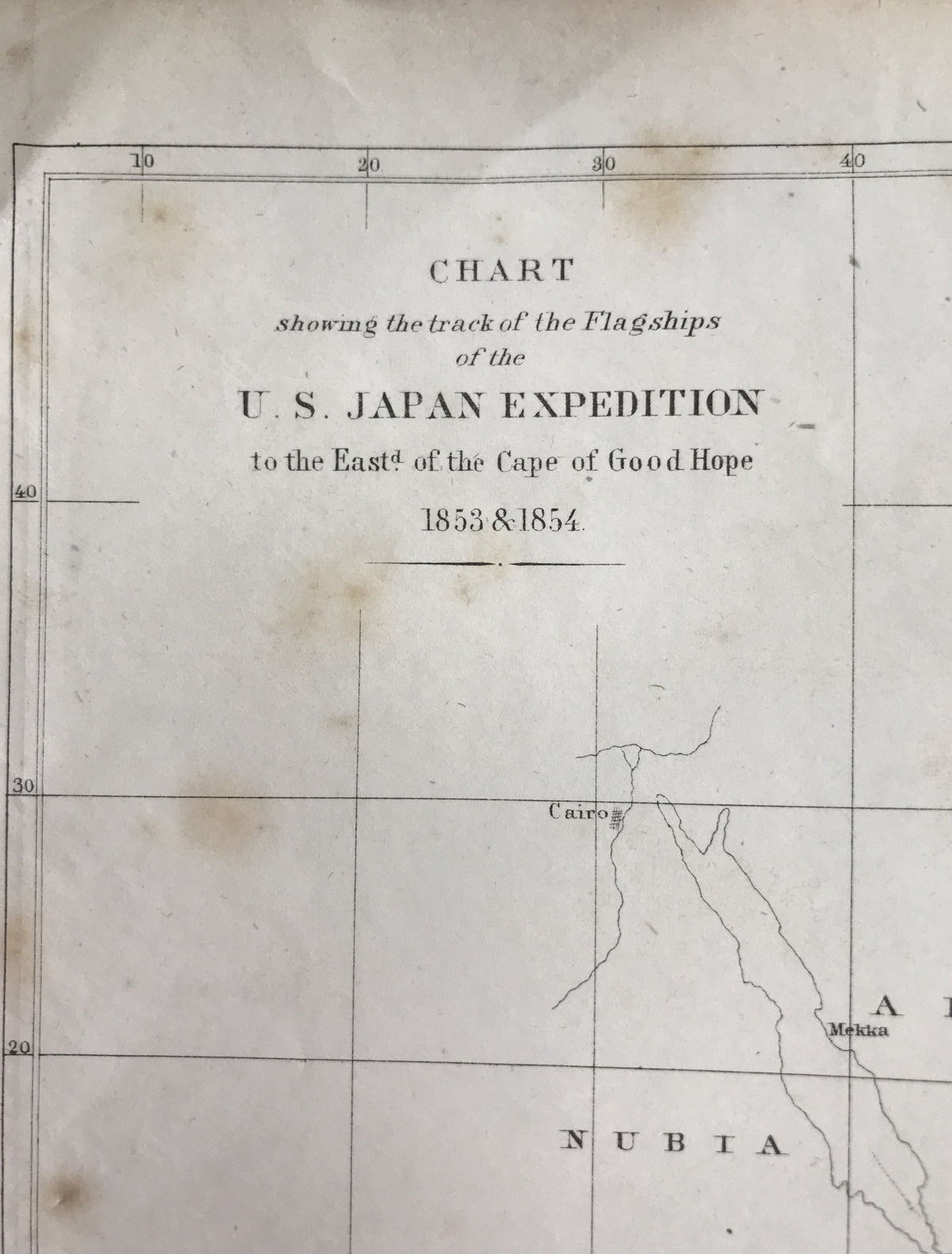 【地図】U.S. Japan Expedition Cape of Good Hope 1853&1854 engraved