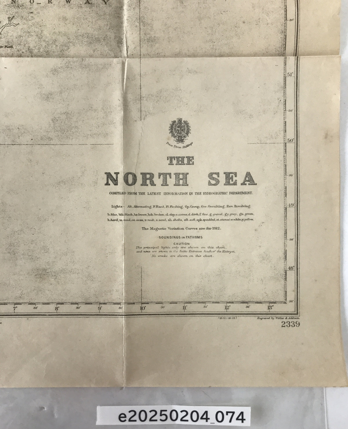 【地図】The North sea 2339
