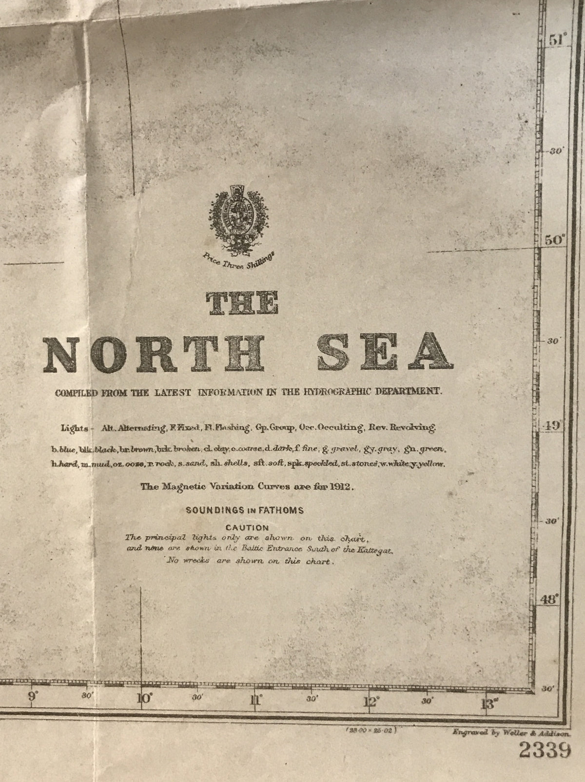 【地図】The North sea 2339