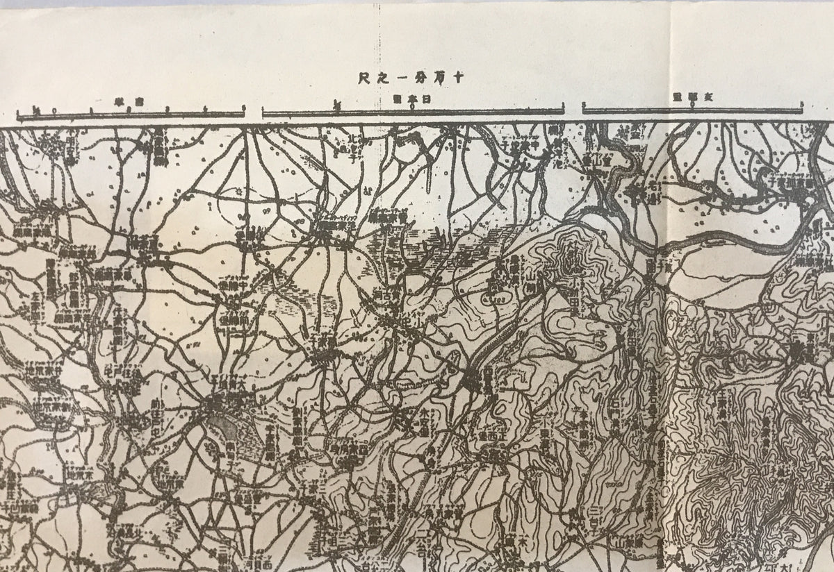 【地図】鐡嶺大旬子附近図　十万分一