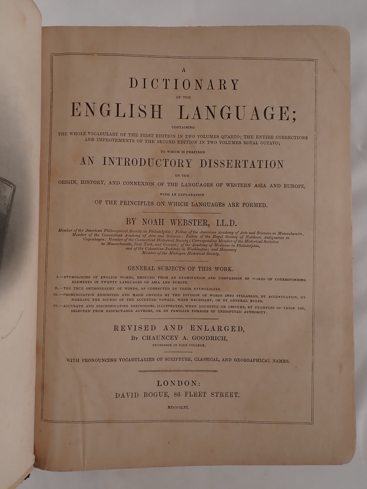 A Dictionary of the English Language